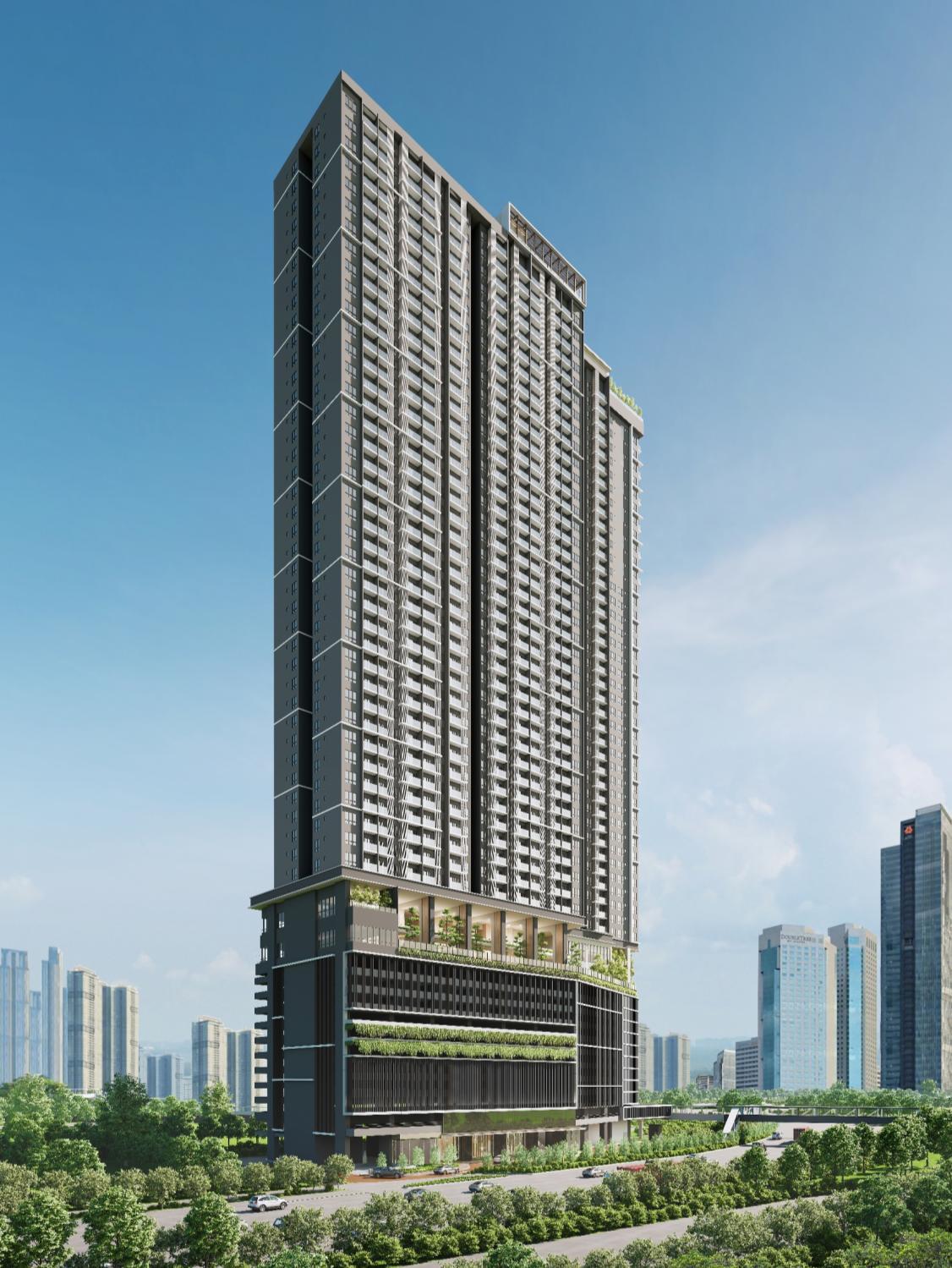 Aethera Residence exterior in CIQ