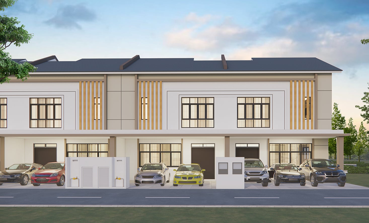Ascent Park exterior in Iskandar Puteri