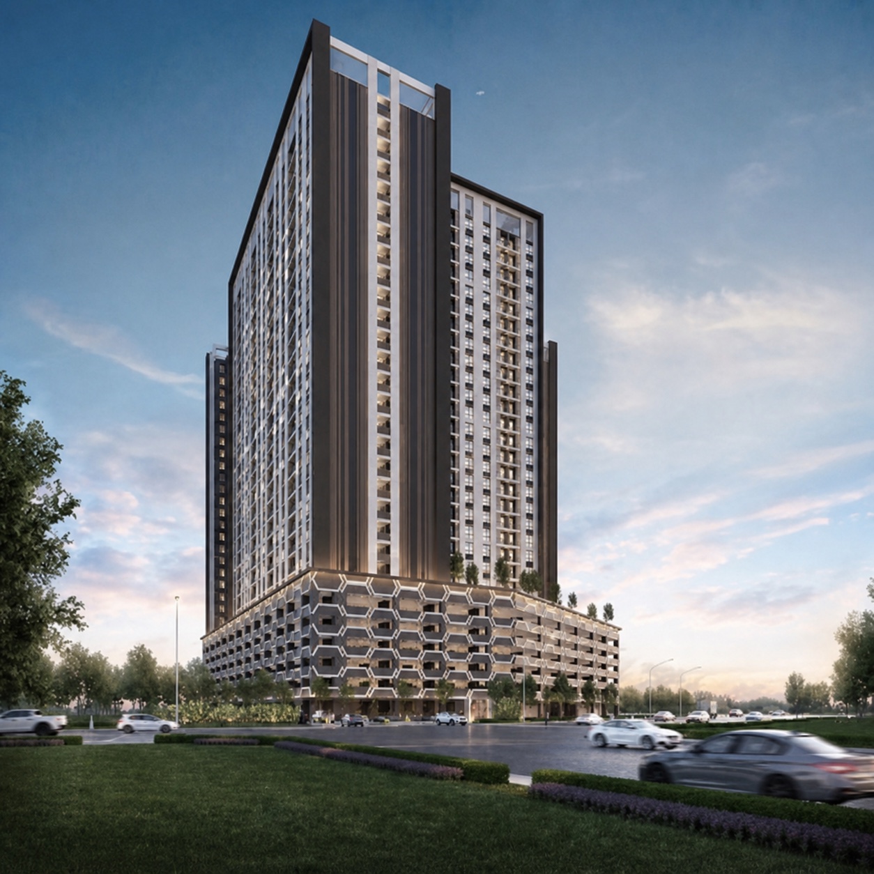 Ceros Residence exterior in Mutiara Rini